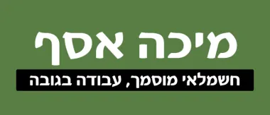 מיכה אסף, חשמלאי מוסמך ועבודה בגובה